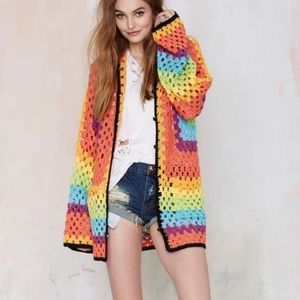 Unif Rainbow Meda Cardigan